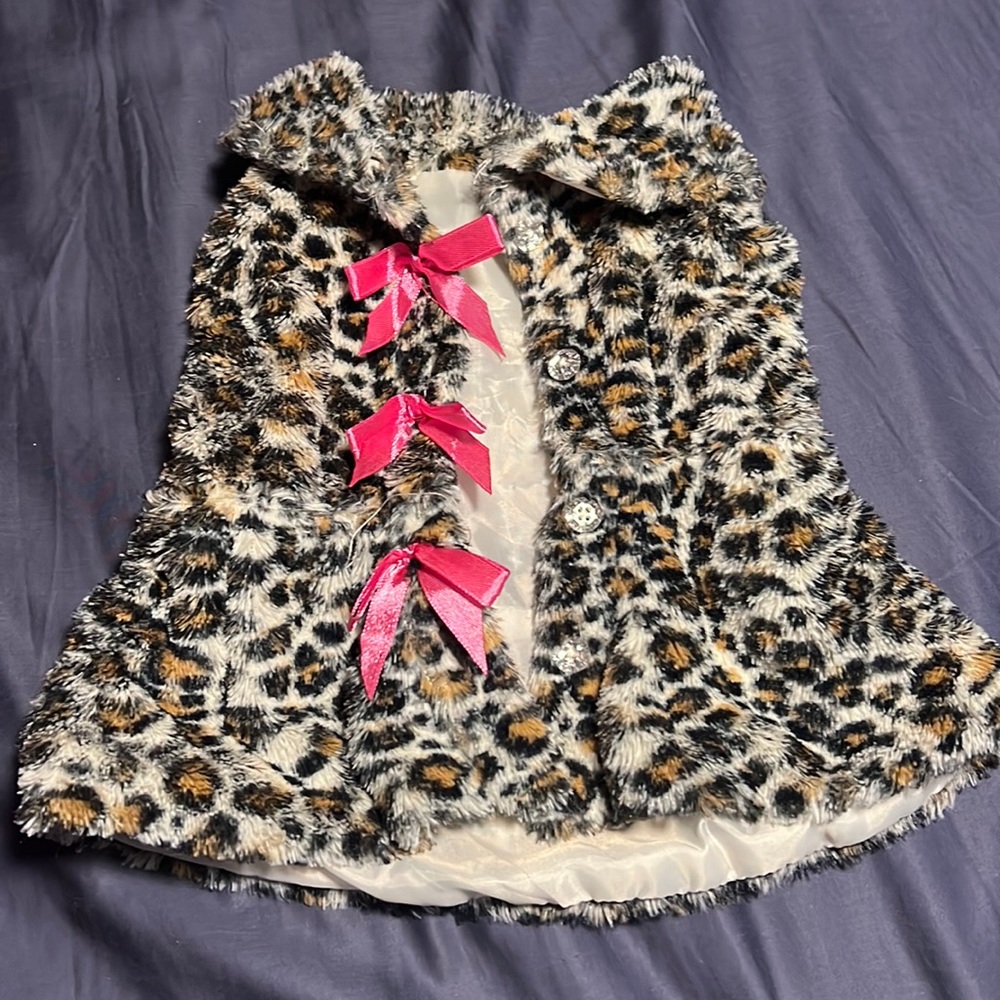 Fuzzy baby jacket